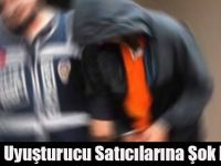 Bafra'da Uyuşturucu Satıcılarına Şok Baskın