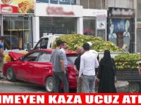 Bafra ‘da Trafik Kazası Ucuz Atlatıldı