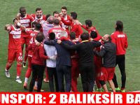 Samsunspor: 2 Balıkesir Baltok: 1