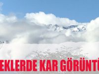 Havalar soğudu yılın ilk karı düştü