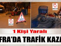 Bafra'da Trafik Kazası: 1 Yaralı