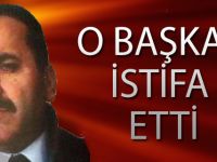 O başkan istifa etti