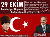 BAŞKAN ŞAHİN: CUMHURİYETİMİZİ BAFRA’DA COŞKUYLA KUTLAYACAĞIZ