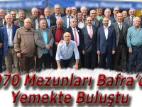 1970 Bafra Lisesi Mezunları Bafra'da Buluştu