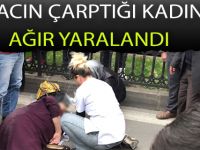 Karşıya Geçen Yaya Araba Çarptı