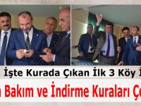 Tütün Bakım ve İndirme Kuraları Çekildi