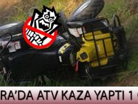 DİKENCİK KÖYÜNDE ATV KAZASI 1 ÖLÜ