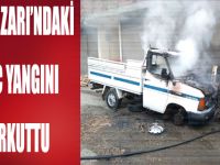 Salıpazarı'nda ki Araç Yangını Korkuttu