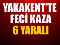 Yakakent’te Trafik Kazası; 6 Yaralı