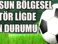 SAMSUN BÖLGESEL AMATÖR LİGDE PUAN DURUMU