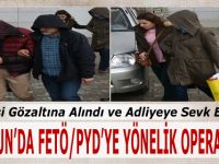 Samsun'da FETÖ / PYD'ye Yönelik Operasyon