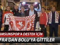 Bafra'dan Samsunspor'a Destek İçin Bolu'ya Gittiler