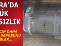 Yakıt Deposu'ndan Mazot Çaldılar