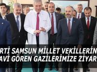 Sağlık Bakanı ve Vekillerden Gazilere Ziyaret