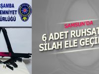 ÇARŞAMBA'DA 6 ADET RUHSATSIZ SİLAH