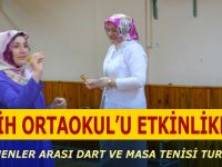 Fatih Ortaokulunda Dart ve Masa Tenisi Turnuvası