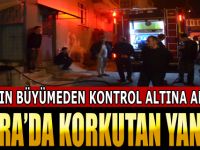 Bafra'da Korkutan Yangın