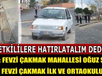 İlk Ve Ortaokulun Önü Bir Haftadır Yapılmayı Bekliyor