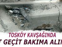 BAFRA’DA TOSKÖY KAVŞAĞINDA KÖPRÜ BAKIMA ALINDI
