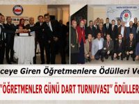 Öğretmenler Günü Dart Turnuvası Ödülleri Verildi