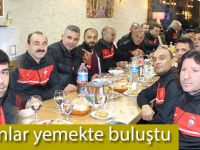 Veteranlar yemekte buluştu