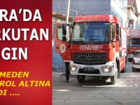 Bafra'da Korkutan Yangın