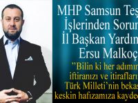 Samsun İl Başkan Yardımcısı Ersu Malkoç’un Basın Açıklaması