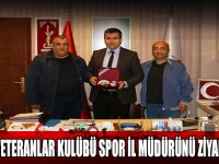 BAFRA VETERANLAR KULÜBÜ SPOR İL MÜDÜRÜNÜ ZİYARET ETTİ