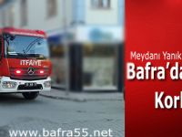 Bafra'da Yangın Korkusu