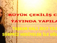 Bafra`da Taşkan Halı mağazası yıl sonuna özel çekilişler ile evinizi süslüyor.