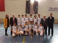 ÖZEL BAFRA ORTAOKULU YILDIZ RKEKLER BASKETTE BAFRA  ŞAMPİYONU