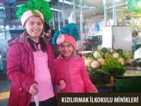 KIZILIRMAK İLKOKULU MİNİKLERİ  HALK  PAZARINDA