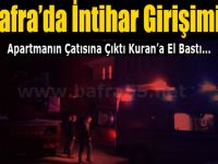 Bafra'da İntihar Girişimi