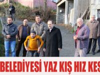 BAFRA BELEDİYESİ YAZ KIŞ HIZ KESMİYOR