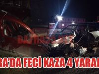 Bafra'da Feci Kaza 4 Yaralı