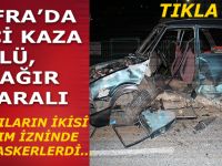 Bafra'da Feci Kaza:1 Ölü, 1'i Ağır 5 Yaralı