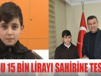 Yolda Bulduğu 15 Bin Lirayı Sahibine Teslim Etti