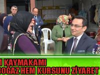 Kaymakam Çağlar'dan Gökçeboğaz Mahallesine Ziyaret