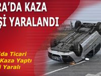Bafra'da Ticari Araç Kaza Yaptı 5 Yaralı