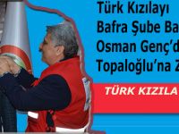 Türk Kızılayı Bafra Şube Başkanı Osman Genç’den Topaloğlu’na Ziyaret.