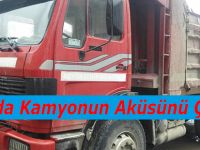 Bafra'da Kamyonun Aküsünü Çaldılar