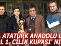 BAFRA ATATÜRK ANADOLU LİSESİ FUTBOL 1. CİLİK KUPASI' NI ALDI