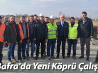 Bafra'da Yeni Köprü Çalışmaları