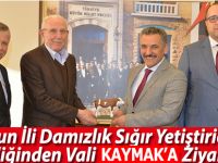 Samsun İli Damızlık Sığır Yetiştiricileri  Birliğinden Vali Kaymak’a Ziyaret