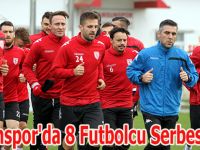 Samsunspor'da 8 Futbolcu Serbest Kaldı