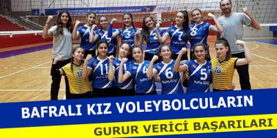 BAFRALI KIZ VOLEYBOLCULARIN GURUR VERİCİ BAŞARILARI