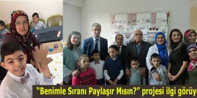 “Benimle Sıranı Paylaşır Mısın?” projesi ilgi görüyor