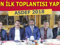 ASDEF 2018 YILININ İLK TOPLANTISINI YAPTI