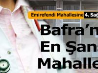 Bafra'nın en şanslı mahallesi Emirefendi