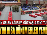 Bafra’da Kısa Dönem Erler Yemin etti